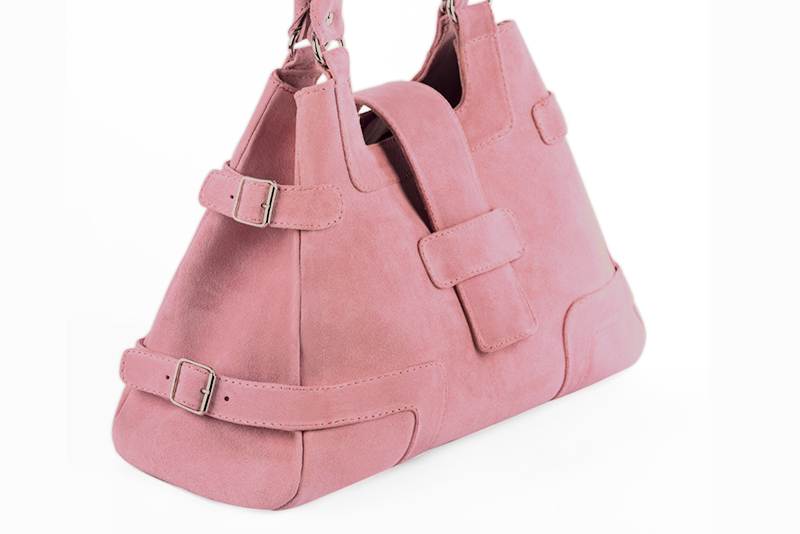 Handcrafted women's luxurious elegant handbag in premium carnation pink leather. Perfect for elevated everyday style.   
                Choose from our luxurious collections of leather and fabric to perfectly match your handbags to your outfits.